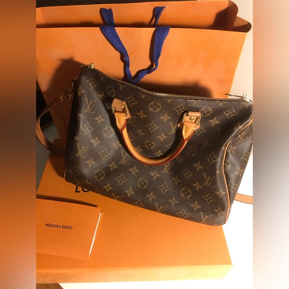 LOUIS VUITTON Monogram Speedy Bandouliere 30 - Picture 1 of 14